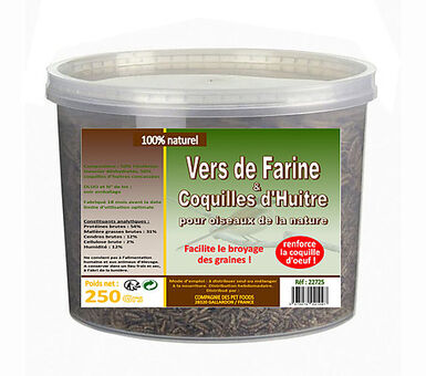 Lifland - Vers et Coquilles d'Huitres pour Basse Cour - 250g