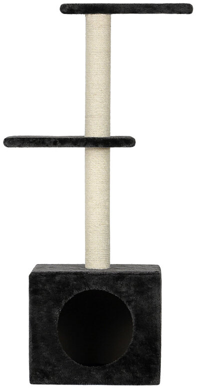 Animalis - Arbre à Chat Cube avec 2 Plateaux - Noir Image numéro 1 Animalis - Arbre à Chat Cube avec 2 Plateaux - Noir Image numéro 1