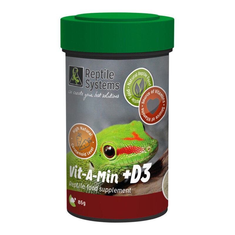Reptile Systems - Poudre Multivitamin&eacute;e Vit-A-Max + D3 pour Reptiles - 85g Image num&eacute;ro 1