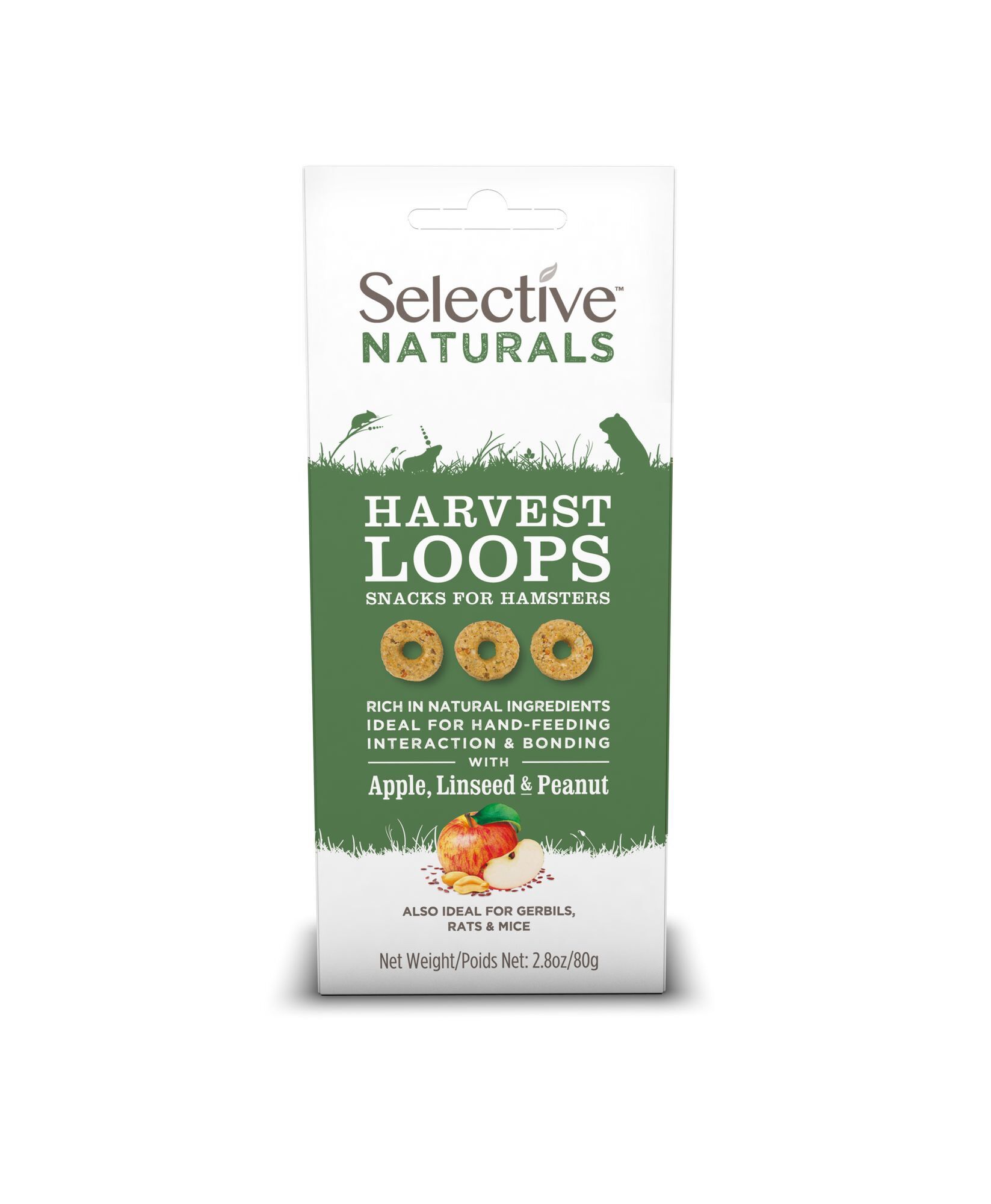 Supreme Science - Selective Naturals Harvest Loops pour Rongeurs - 80g Image num&eacute;ro 1