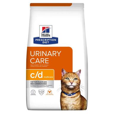 Hill's - Croquettes Prescription Diet C/D Urinary Care au Poulet pour Chat