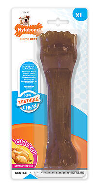 Anka - Jouet Nylabone Puppy Bone au Poulet pour Chiot - XL