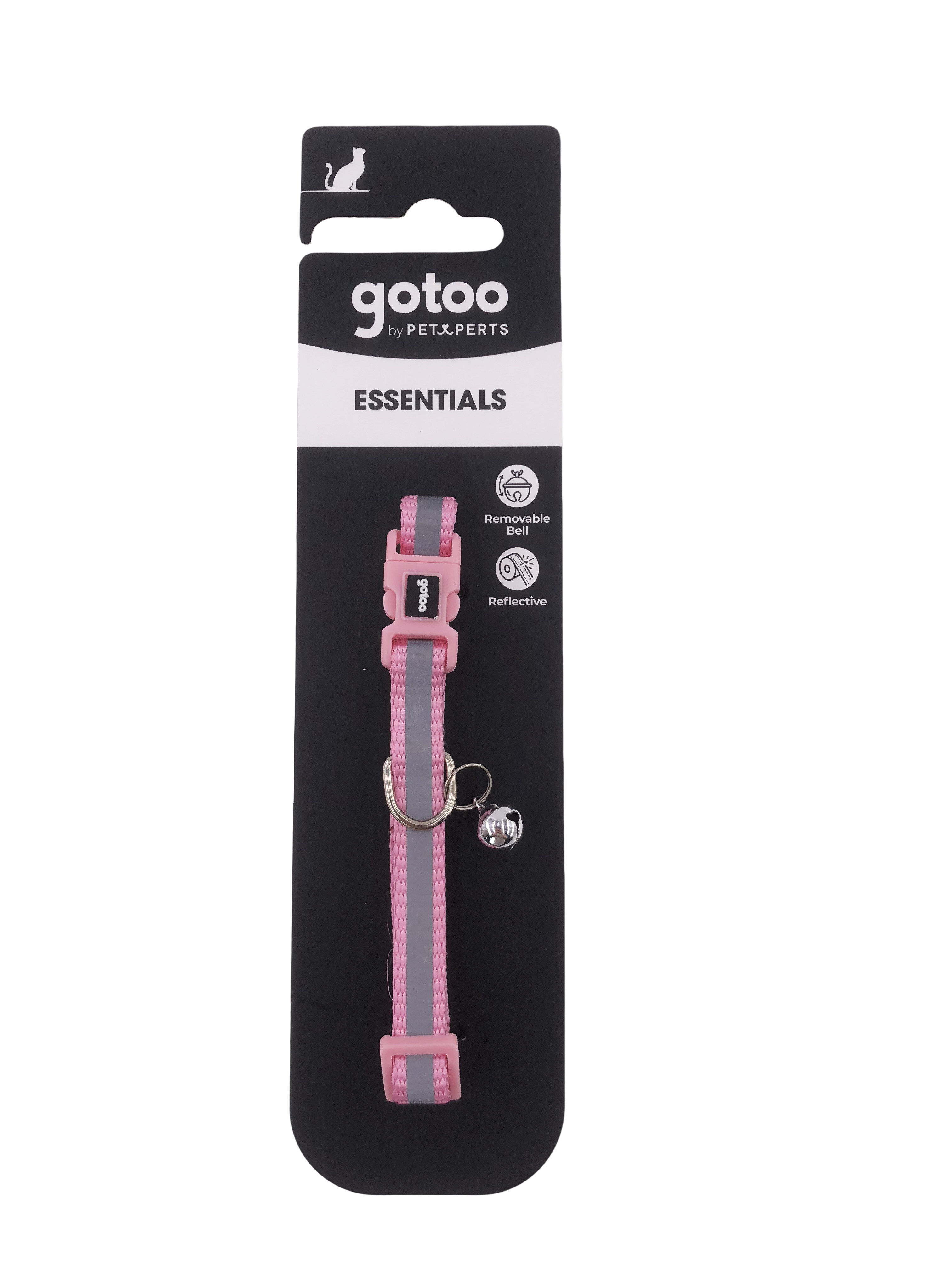 Gotoo - Collier en Nylon Premium  1x20-30cm pour Chat - Rose Image num&eacute;ro 3