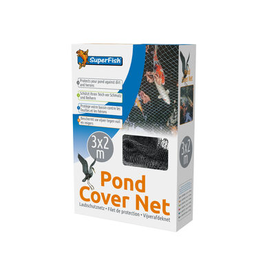 Superfish - Filet de Protection 3x2m +10 Piquets pour Bassin
