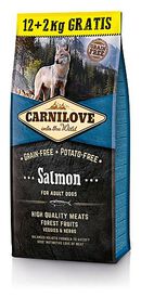 Carnilove - Croquettes Adulte au Saumon pour Chien - 12+2Kg