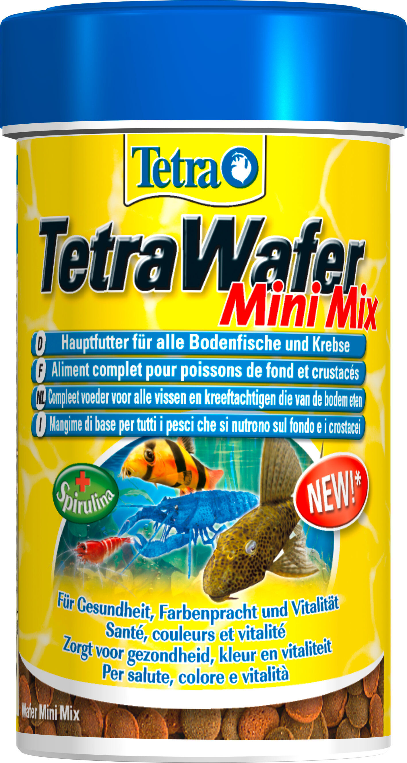 Tetra - Aliment Complet TetraWafer Mini Mix pour Poissons de Fond et Crustac&eacute;s - 100ml Image num&eacute;ro 2