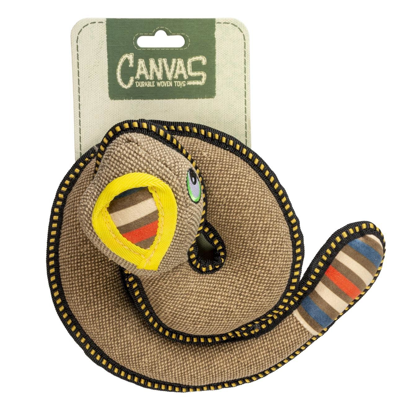 Duvoplus - Jouet Canvas Ornithorynque Brun pour Chiens - 34x21x6cm Image num&eacute;ro 2