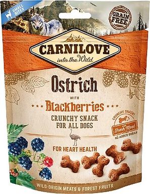 Carnilove - Friandises Crunchy Autruche et Mûres pour Chien - 200g