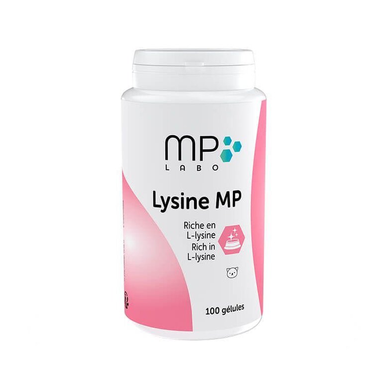 MP Labo - Gélules Lysine MP Complément Alimentaire pour Herpesvirose pour Chats - x100 Image numéro 1 MP Labo - Gélules Lysine MP Complément Alimentaire pour Herpesvirose pour Chats - x100 Image numéro 1