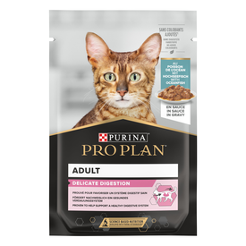 Pro Plan - Pochon Adult Delicate Digestion Poisson Oc&eacute;an en Sauce pour chats adultes - 85g