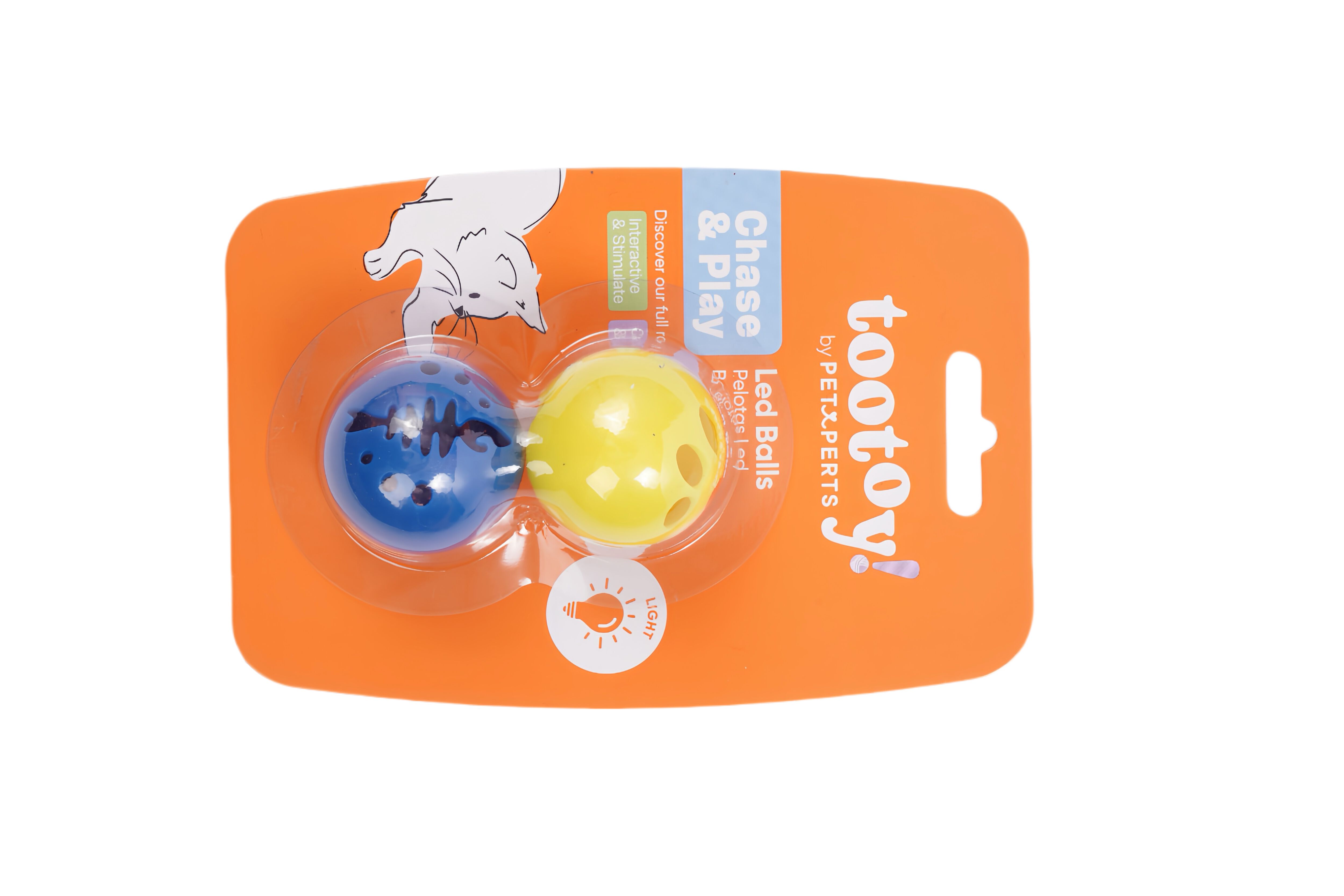 Tootoy! - Jouets Balles Led pour Chats - x2 Image num&eacute;ro 2