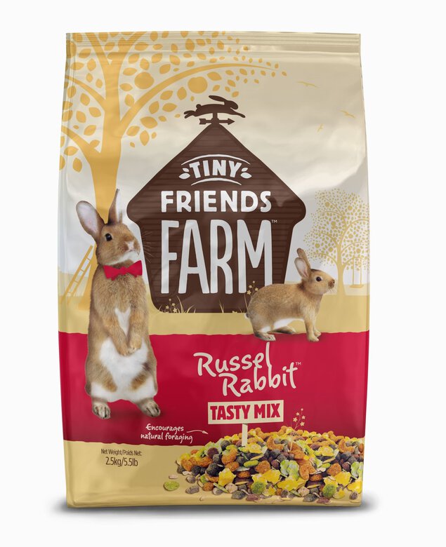 Tiny Friends Farm - Aliment Rabbit Tasty Mix pour Lapins - 2,5Kg Image numéro 1 Tiny Friends Farm - Aliment Rabbit Tasty Mix pour Lapins - 2,5Kg Image numéro 1