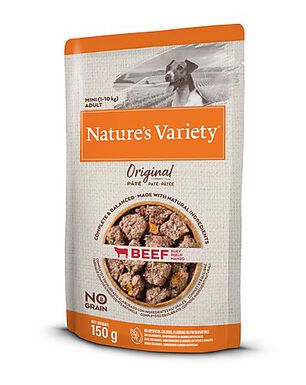 Nature's Variety - Pâtée Wet Original au Boeuf pour Petit Chien - 150g