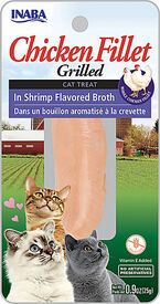 Inaba - Friandises Filet de Poulet Grillé Bouillon à la Crevette pour Chats - 15g