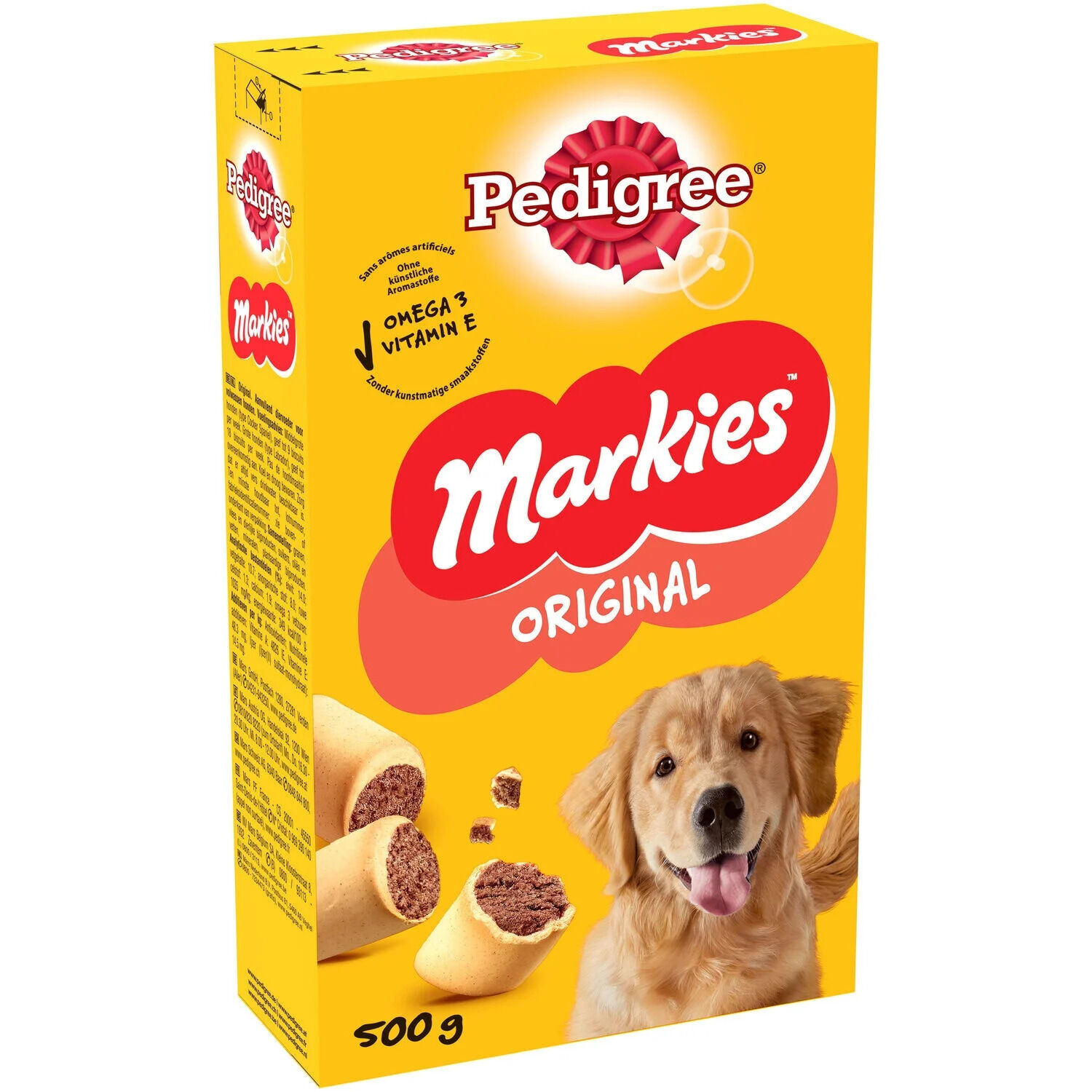 Pedigree - Friandises Markies Fourr&eacute;s aux Viandes pour Chien - 500g Image num&eacute;ro 2