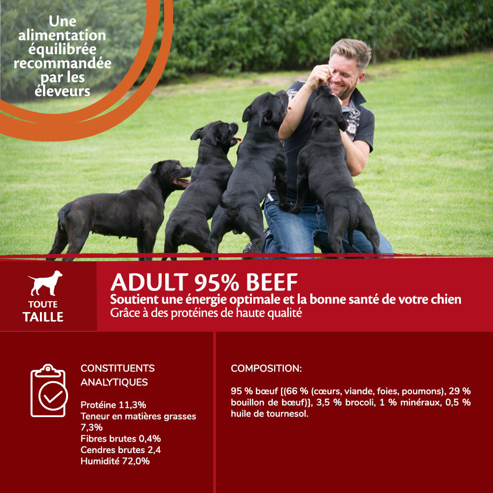 Wellness CORE - Repas Complet 95% de B&oelig;uf pour Chien - 400g Image num&eacute;ro 2