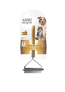 Anju Beaute - Etrille Rateau pour Chiens - M