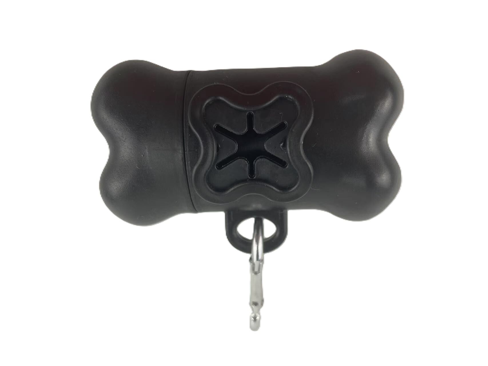 TKPET &ndash; Distributeur de Sacs avec Mousqueton pour Chiens - Noir Image num&eacute;ro 4