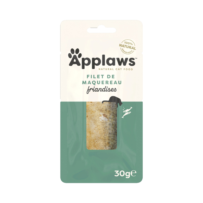 Applaws - Friandises Naturelles au Maquereau pour Chat - 30g Image numéro 1 Applaws - Friandises Naturelles au Maquereau pour Chat - 30g Image numéro 1