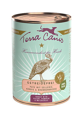 Terra Canis - Aliment Naturel sans Céréales à la Dinde pour Chiens - 400g