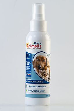 Animalis - Spray Anti Mordillements pour Chiens et Chats - 125ml