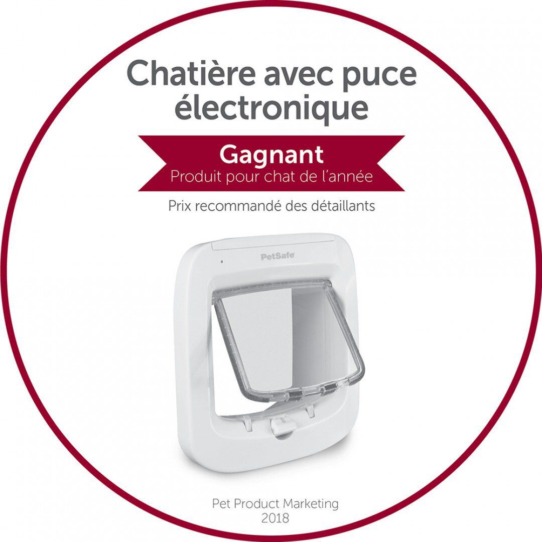 PetSafe - Porte &agrave; Puce Electronique pour Chiens et Chats - Blanc Image num&eacute;ro 5