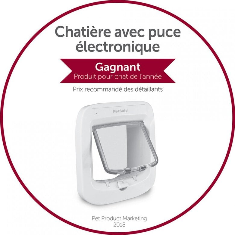 PetSafe - Porte à Puce Electronique pour Chiens et Chats - Blanc Image numéro 5 PetSafe - Porte à Puce Electronique pour Chiens et Chats - Blanc Image numéro 5