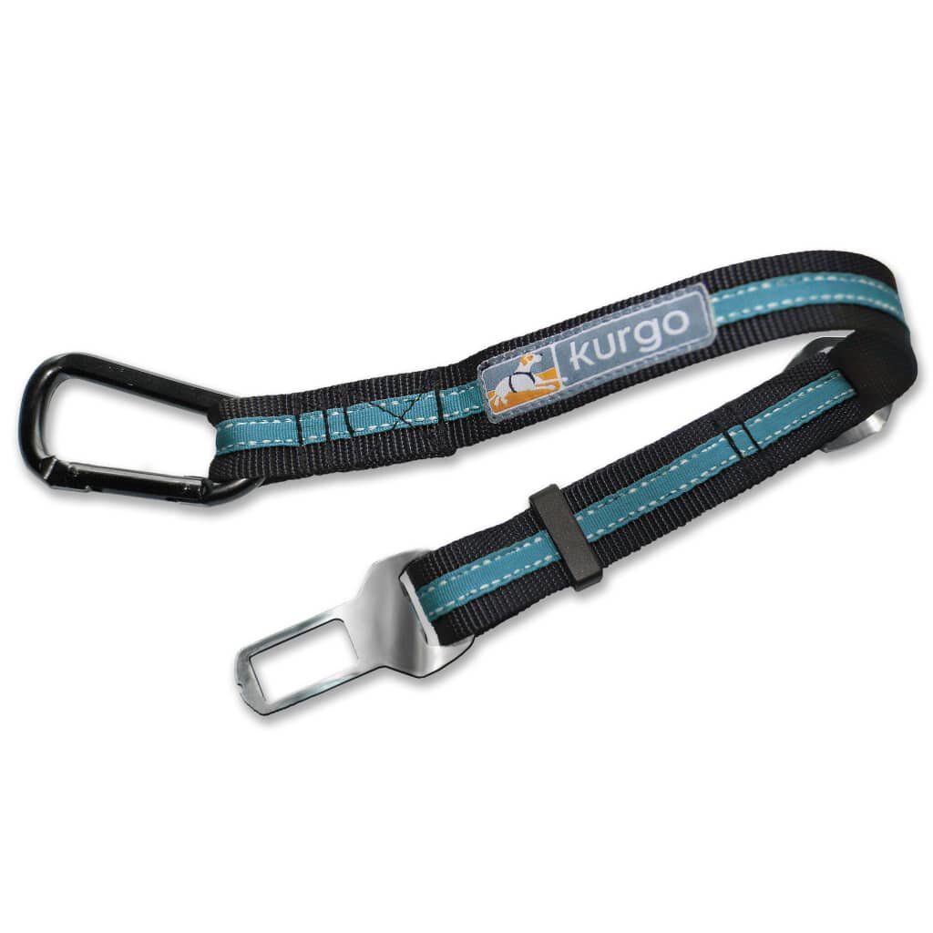 Kurgo - Attache S&eacute;curit&eacute; Direct Seat-belt Voiture pour Chien - Bleu Image num&eacute;ro 1
