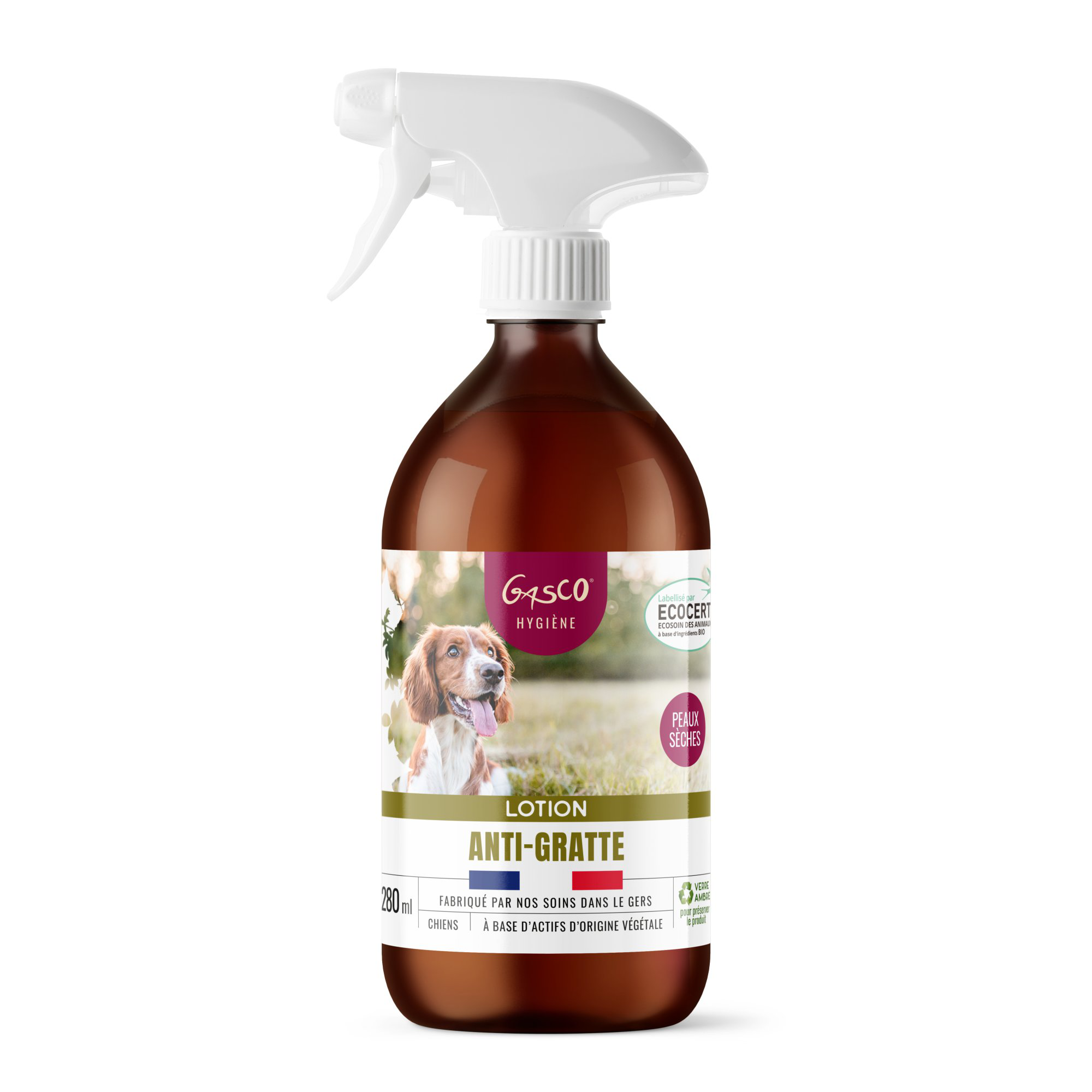 Gasco - Lotion Peau S&egrave;che Pour Chien - 280ml Image num&eacute;ro 1
