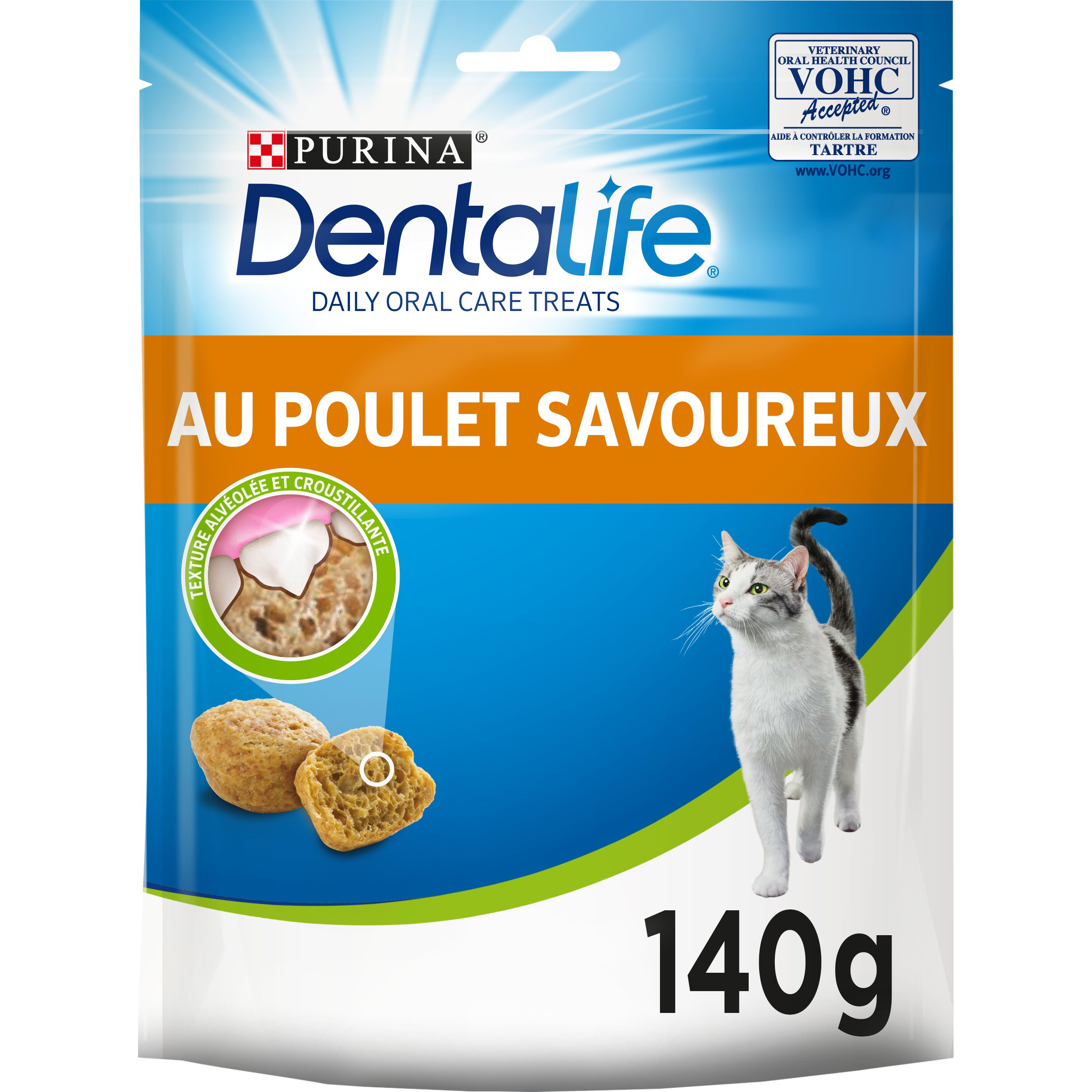 Dentalife - Friandises au Poulet pour chats adultes - 140g Image num&eacute;ro 1