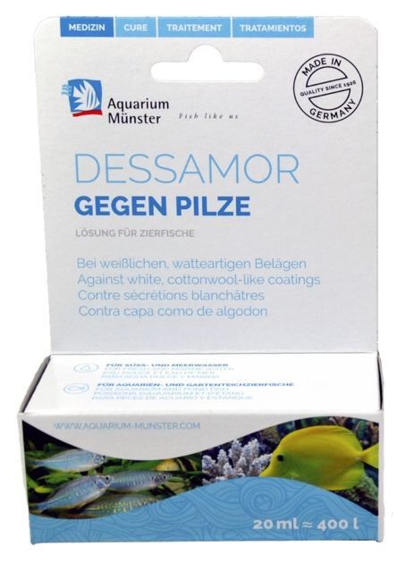 Aquarium M&uuml;nster - Traitement DESSAMOR Infection Fongique -  20ml Image num&eacute;ro 1