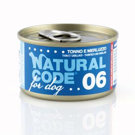 Natural Code - Pâtée Thon et Cabillaud 06 pour Chiens - 90g