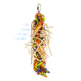 Duvoplus - Jouet Shreddy Pendentif de Cuir & Sisal - 10x10x33cm