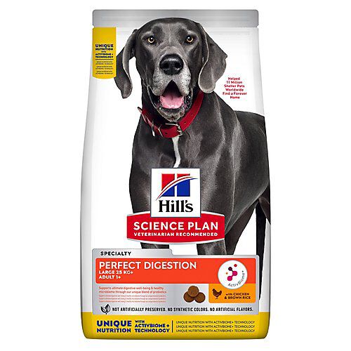 Hill's Science Plan - Perfect Digestion Large Breed Croquettes Pour Chien  - 12kg Image num&eacute;ro 1
