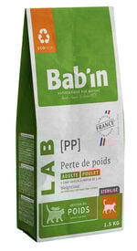 Bab'in - Croquettes Vétérinaires LAB Perte de Poids pour Chat