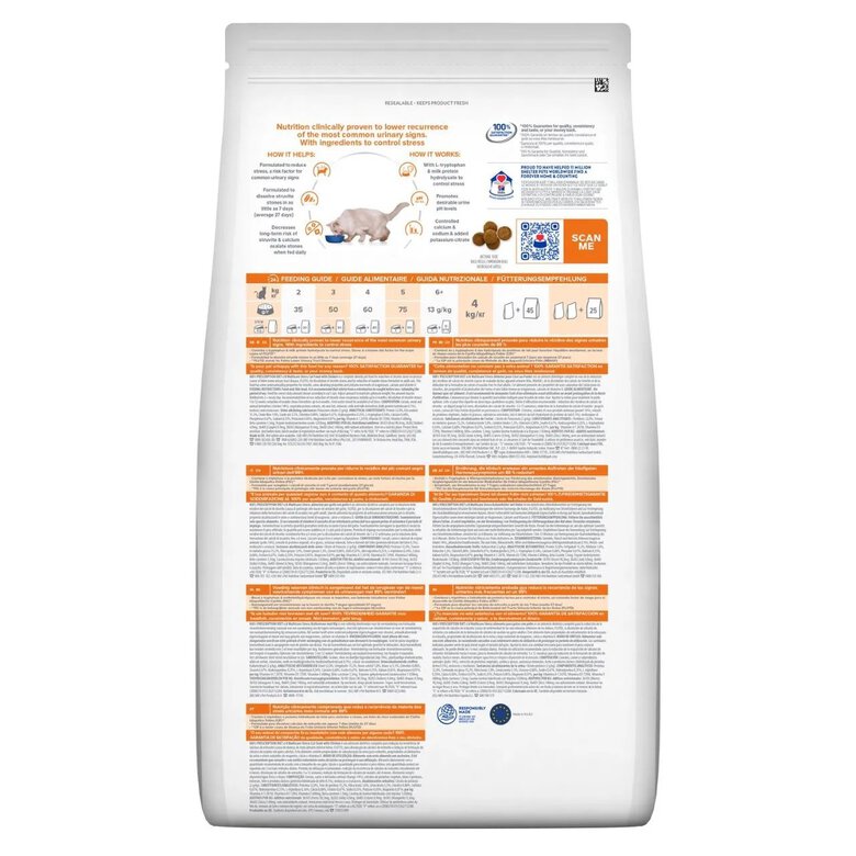 Hill's - Croquettes Prescription Diet C/D Urinary Care Multicare Stress pour Chats - 1,5Kg Image numéro 2 Hill's - Croquettes Prescription Diet C/D Urinary Care Multicare Stress pour Chats - 1,5Kg Image numéro 2