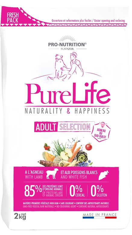 Flatazor - Croquettes PURE LIFE Adult Selection pour Chien - 2Kg image number null