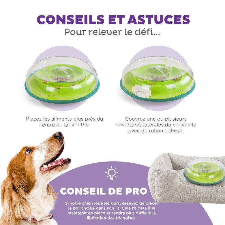 Outward Hound - Jeu Puzzle &agrave; Friandises Wobble Bowl pour Chiens Image num&eacute;ro 5