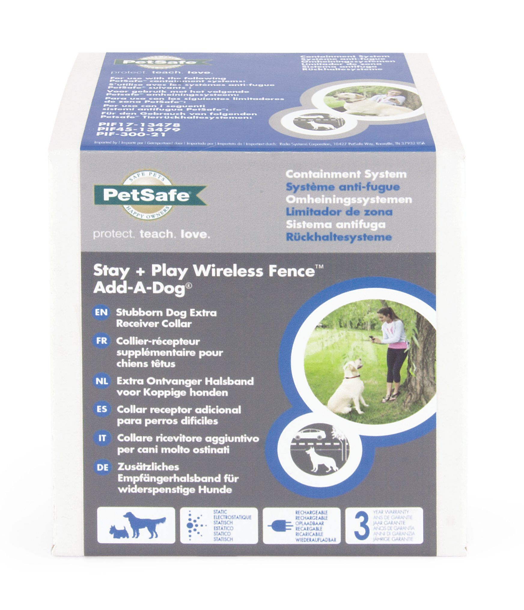 Petsafe - Collier Suppl&eacute;mentaire Anti Fugue "Chiens T&ecirc;tus" pour Cl&ocirc;ture Anti Fugue Sans Fil Stay+Play Image num&eacute;ro 1