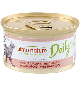 Almo Nature - Boîte Daily Menu en Mousse au Saumon pour Chat - 85g