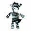 KONG - Peluche Yarnimals Zebra Zèbre pour Chien - S/M Indicateur image numéro 1