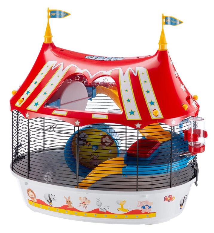 Ferplast - Cage Circus Fun Black - 34x49x42cm Image numéro 1 Ferplast - Cage Circus Fun Black - 34x49x42cm Image numéro 1
