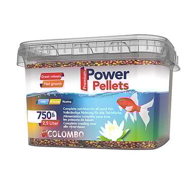 Colombo - Aliment en Granulé Power Pellet pour Poissons de Bassin - 2,5L