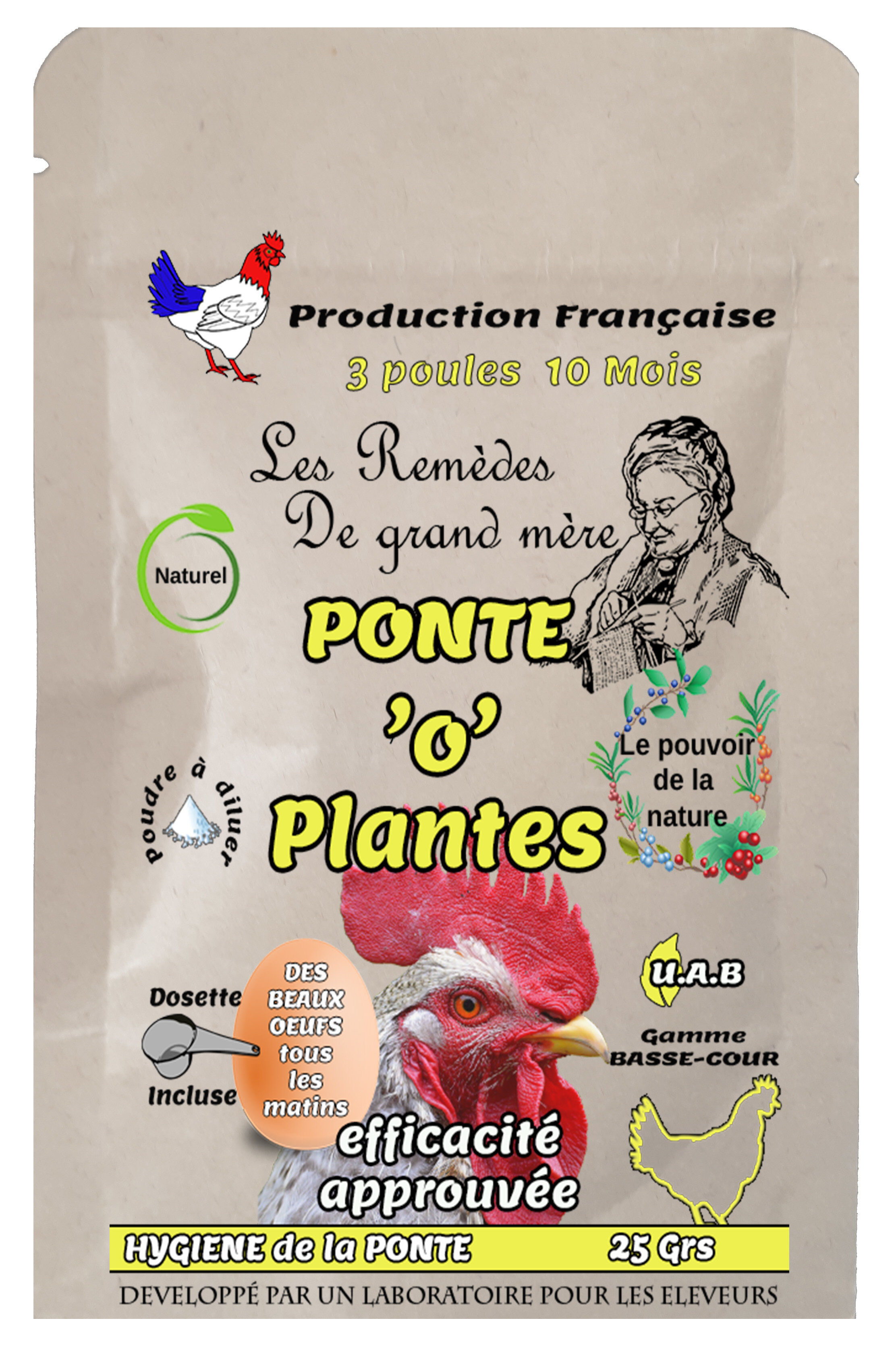 Animalgeo - PONTE'O'PLANTES-SACHET- 25 G Image num&eacute;ro 1