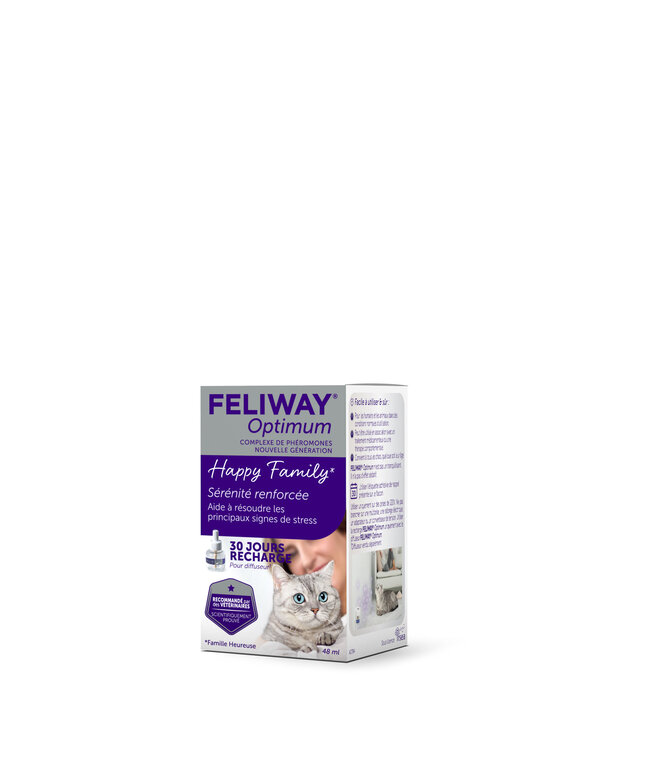 Feliway Optimum - Recharge 30J pour le Stress du Chat - 48ml Image numéro 1 Feliway Optimum - Recharge 30J pour le Stress du Chat - 48ml Image numéro 1