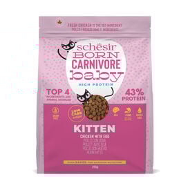 Schesir - Croquettes Born Carnivore Baby Au Poulet Et Oeuf Pour Chats - 255g