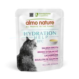 Almo Nature - Pochon HFC Hydratation Help Bouillon de Saumon pour Chats - 50g