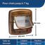 PetSafe - Chatière Porte Magnétique Luxe pour Chiens et chats - Brun Indicateur image numéro 7