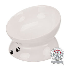 Trixie - Gamelle augmentée en céramique blanc - 0.15 l/13 cm