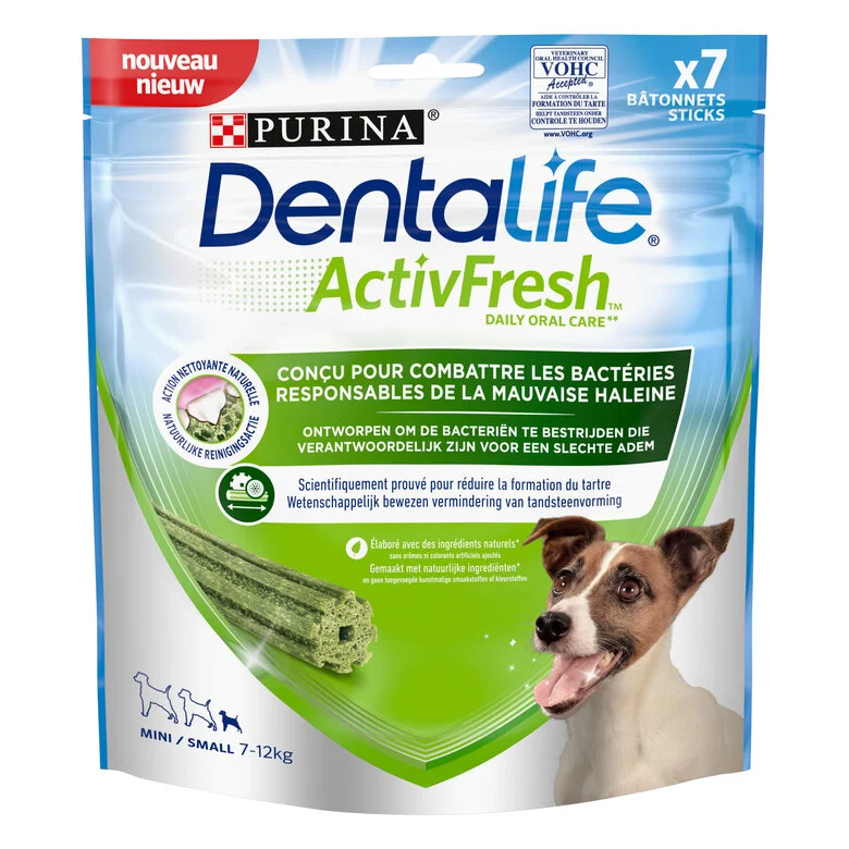 DENTALIFE - Friandises à mâcher ACTIVFRESH bucco-dentaire pour Petits Chiens - 115g Image numéro 1 DENTALIFE - Friandises à mâcher ACTIVFRESH bucco-dentaire pour Petits Chiens - 115g Image numéro 1